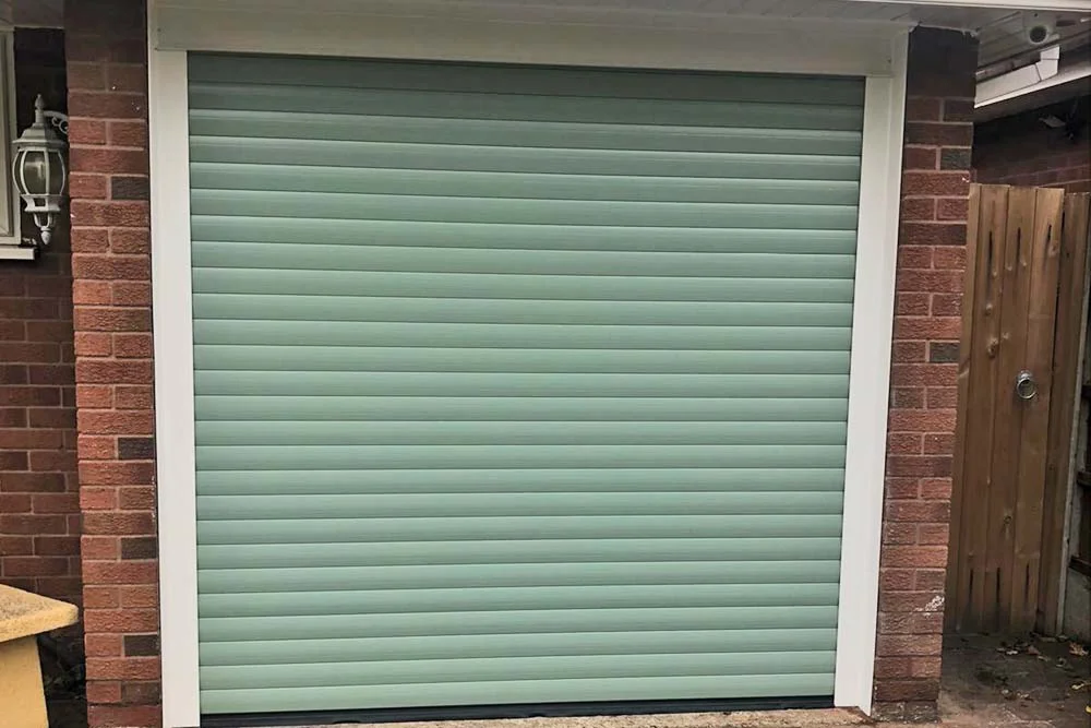 Sage Green Roller Door
